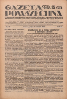 Gazeta Powszechna 1930.04.04 R.11 Nr79