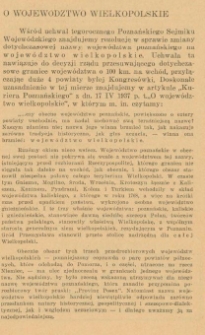 O województwo wielkopolskie