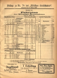 Beilage zu Nr.78 des „Wirsitzer Kreisblattes”1903.10.03
