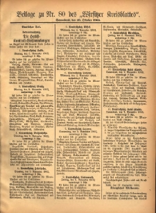 Beilage zu Nr.80 des „Wirsitzer Kreisblattes” 1903.10.10