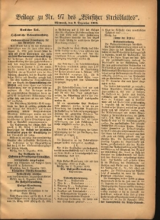 Beilage zu Nr.97 des „Wirsitzer Kreisblattes” 1903.12.09