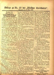 Beilage zu Nr.23 des „Wirsitzer Kreisblattes” 1904.03.19