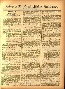 Beilage zu Nr.25 des „Wirsitzer Kreisblattes” 1904.03.26