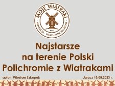 Najstarsze w Polsce malowidła wiatraków
