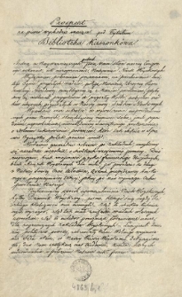 Prospekt na pismo wychodzić maiące, pod tytułem Biblioteka Kieszonkówa