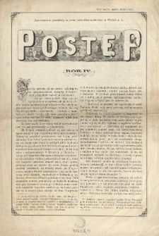 Zaproszenie do przedpłaty na pismo malownicze wychodzące w Wiedniu p. n. : Postęp : Rok IV : [prospekt]