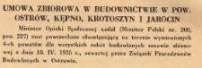 Umowa zbiorowa w budownictwie w powiatach: Ostrów, Kępno, Krotoszyn i Jaroszyn