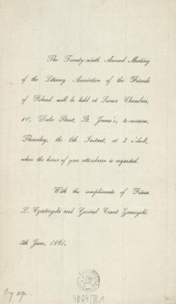 [Zaproszenie] The Twenty-ninth Annual Meeting of the Literary Association of the Friends of Poland [...]