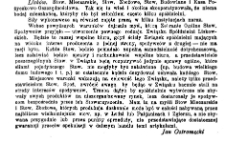 Korespondencje. Lisków [projekt utworzenia Związku Spółdzielni Liskowskich]