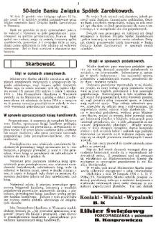 50-lecie Banku Związku Spółek Zarobkowych