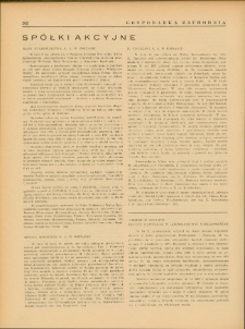 Jeszcze w sprawie obcych kapitałów w gospodarstwie Wielkopolski