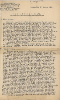 Komunikat Stowarzyszenia Absolwentów Wyższej Szkoły Handlowej w Poznaniu 1936-1939