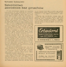 Szkolnictwo zawodowe bez gmachu