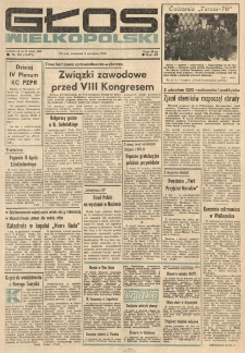 Głos Wielkopolski. 1976.09.09 R.32 nr205 Wyd.AB