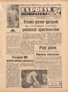 Express Olimpijski: Wydanie specjalne "Expressu Poznańskiego" 1972.08.29 Nr2