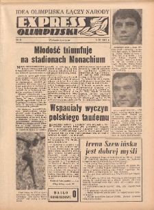 Express Olimpijski: Wydanie specjalne "Expressu Poznańskiego" 1972.09.05 Nr8