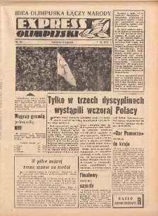 Express Olimpijski: Wydanie specjalne "Expressu Poznańskiego" 1972.09.07 Nr10