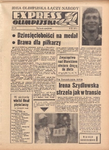 Express Olimpijski: Wydanie specjalne "Expressu Poznańskiego" 1972.09.09 Nr12
