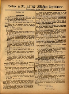 Beilage zu Nr.44 des „Wirsitzer Kreisblattes" 1905.06.03