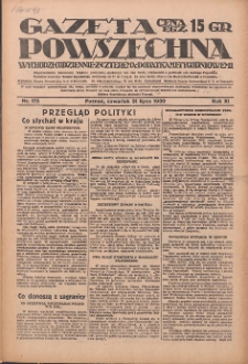 Gazeta Powszechna 1930.07.31 R.11 Nr175