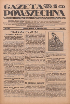 Gazeta Powszechna 1930.08.19 R.11 Nr190