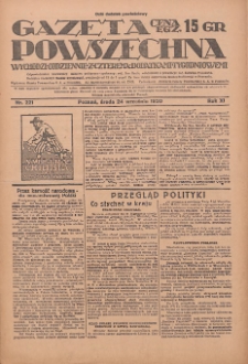 Gazeta Powszechna 1930.09.24 R.11 Nr221
