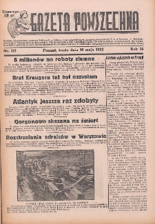 Gazeta Powszechna 1932.05.18 R.13 Nr112