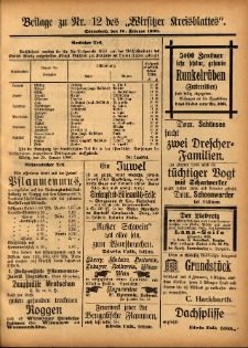 Beilage zu Nr.12 des „Wirsitzer Kreisblattes” 1906.02.10