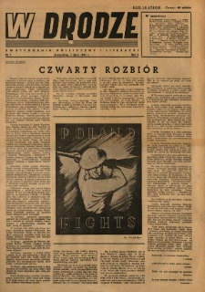W Drodze : dwutygodnik polityczny i literacki. 1943.07.01 R.1 Nr7