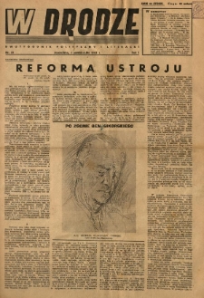 W Drodze : dwutygodnik polityczny i literacki. 1943.10.01 R.1 Nr13
