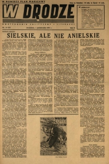 W Drodze : dwutygodnik polityczny i literacki. 1944.10.01 R.2 Nr19