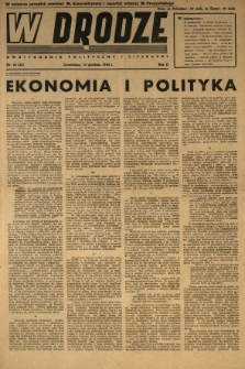 W Drodze : dwutygodnik polityczny i literacki. 1944.12.16 R.2 Nr24