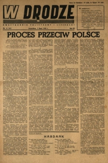 W Drodze : dwutygodnik polityczny i literacki. 1945.07.01 R.3 Nr11