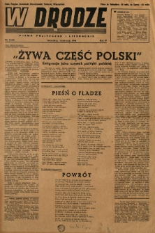 W Drodze : pismo polityczne i literackie. 1946.01.16 R.4 nr1