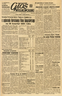 Głos Wielkopolski. 1951.10.25 R.7 nr279 Wyd.AB