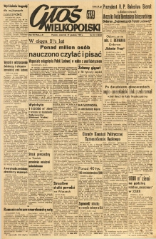 Głos Wielkopolski. 1951.12.27 R.7 nr332 Wyd.AB