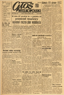 Głos Wielkopolski. 1951.12.29 R.7 nr334 Wyd.AB