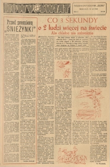 Nowy Świat. Tygodniowy dodatek Głosu Wielkopolskiego. 1950.07.15 R.2 nr28