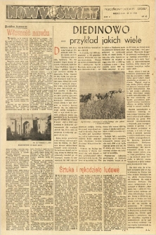 Nowy Świat. Tygodniowy dodatek Głosu Wielkopolskiego. 1950.10.21 R.2 nr42