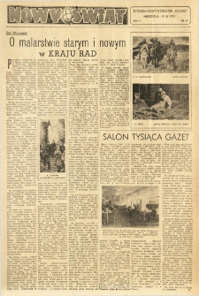 Nowy Świat. Tygodniowy dodatek Głosu Wielkopolskiego. 1950.11.11 R.2 nr45