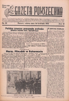 Gazeta Powszechna 1932.04.16 R.13 Nr88