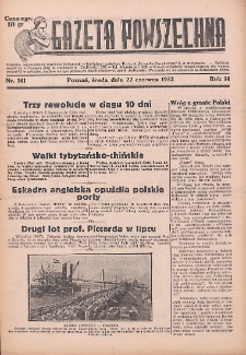 Gazeta Powszechna 1932.06.22 R.13 Nr141