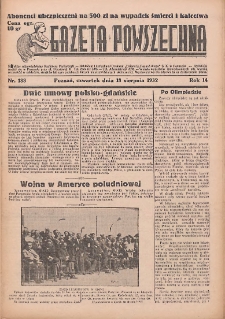Gazeta Powszechna 1932.08.18 R.14 Nr188