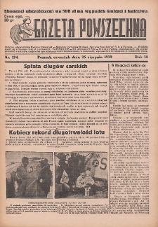 Gazeta Powszechna 1932.08.25 R.14 Nr194