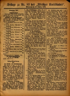 Beilage zu Nr.83 des „Wirsitzer Kreisblattes” 1906.10.17