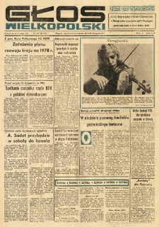 Głos Wielkopolski. 1977.11.18-20 R.33 nr262 Wyd.A