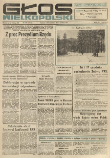Głos Wielkopolski. 1977.12.10-11 R.33 nr279 Wyd.AB