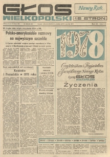 Głos Wielkopolski. 1977.12.31-1978.01.01 R.33 nr296 Wyd.AB