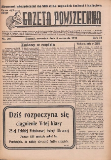 Gazeta Powszechna 1932.09.08 R.14 Nr206