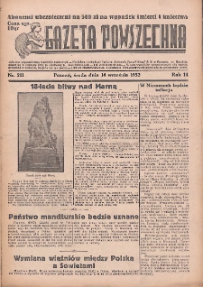 Gazeta Powszechna 1932.09.14 R.14 Nr211